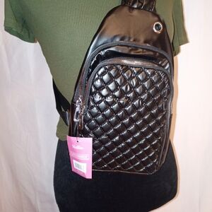 Nollia Black Quilted Women's Backpack